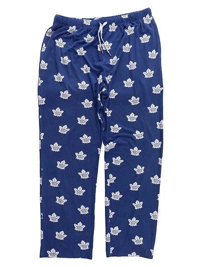 NHL PJ Pants Scatter Print Maple Leafs