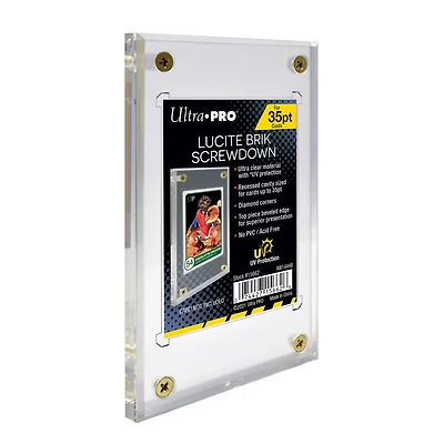 Card Lucite Screwdown Brik 35pt