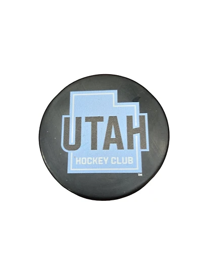 NHL Puck Tertiary Logo Utah Hockey Club