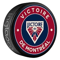 PWHL Official Souvenir Puck Montreal Victoire