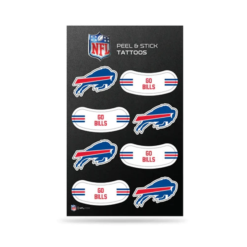 NFL Peel and Stick Tattoos Bills