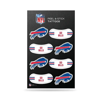 NFL Peel and Stick Tattoos Bills
