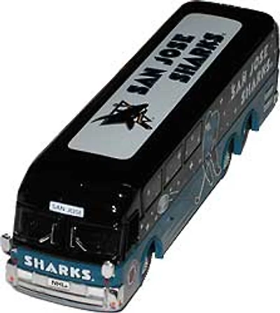 NHL Diecast Collectible 1:64 Motorcoach Sharks