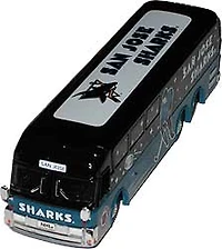 NHL Diecast Collectible 1:64 Motorcoach Sharks