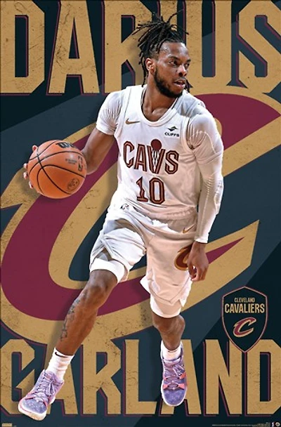 NBA Player Wall Poster Darius Garland Cavaliers