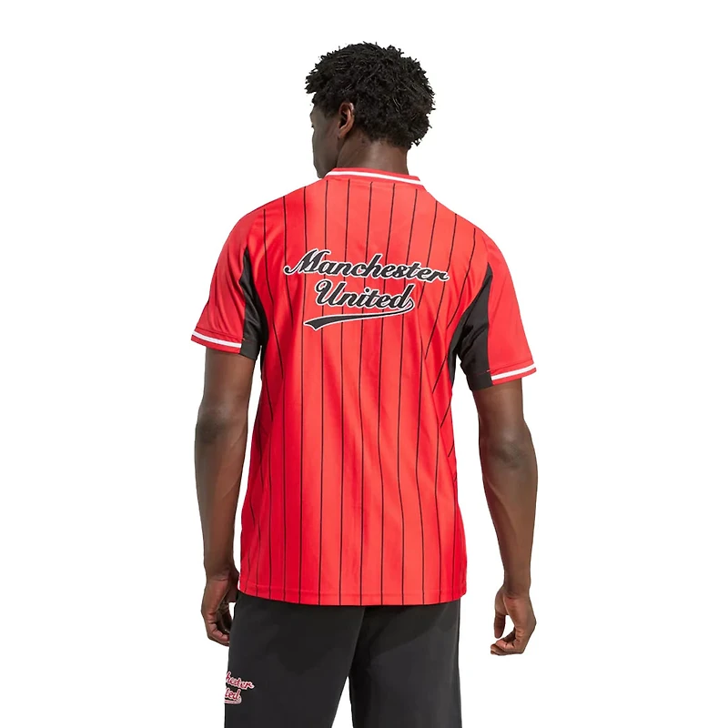 EPL Jersey US Pack Full-Button Baseball Manchester United FC