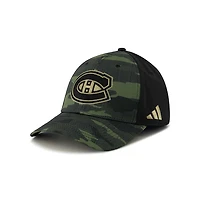 NHL Hat Structured Stretch Camo Canadiens