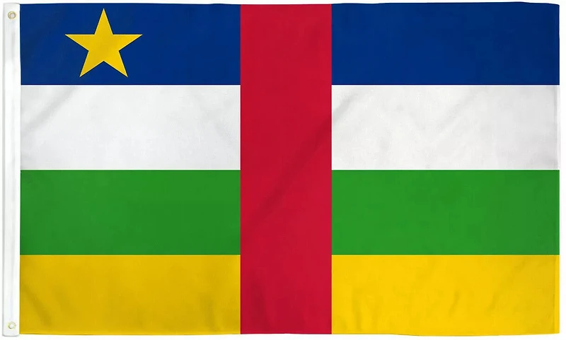 Country Flag 3x5 Central African Republic