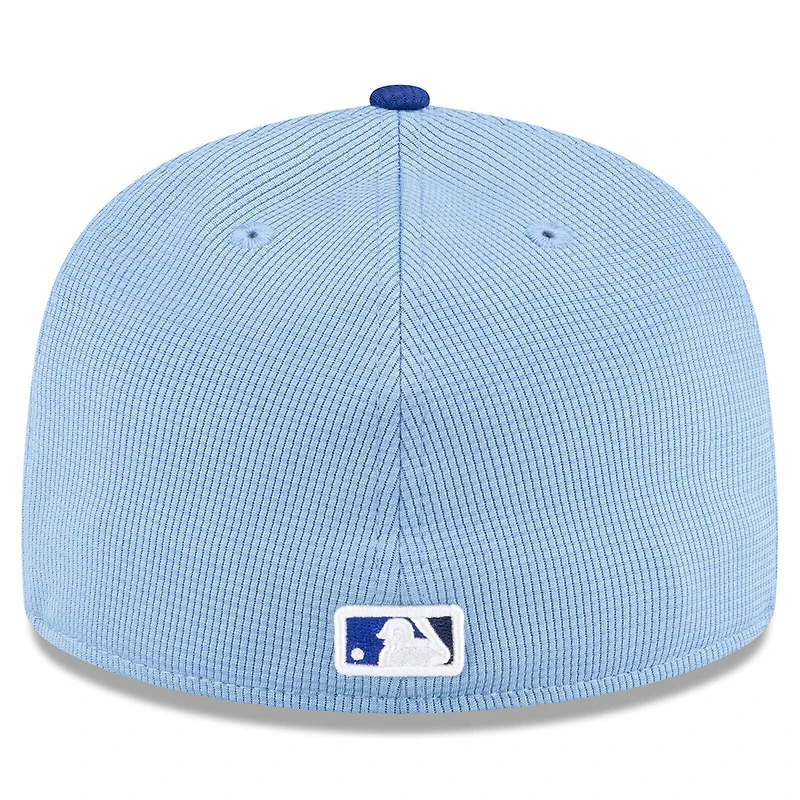MLB Hat 5950 Batting Practice 2024 Blue Jays (Powder & Royal Blue)