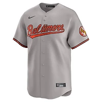 MLB Limited Jersey Blank Road Gray Orioles