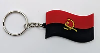 Country Keychain Rubber Flag Angola