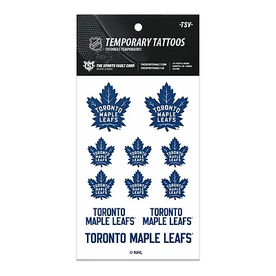 NHL Temporary Tattoo Sheet Maple Leafs