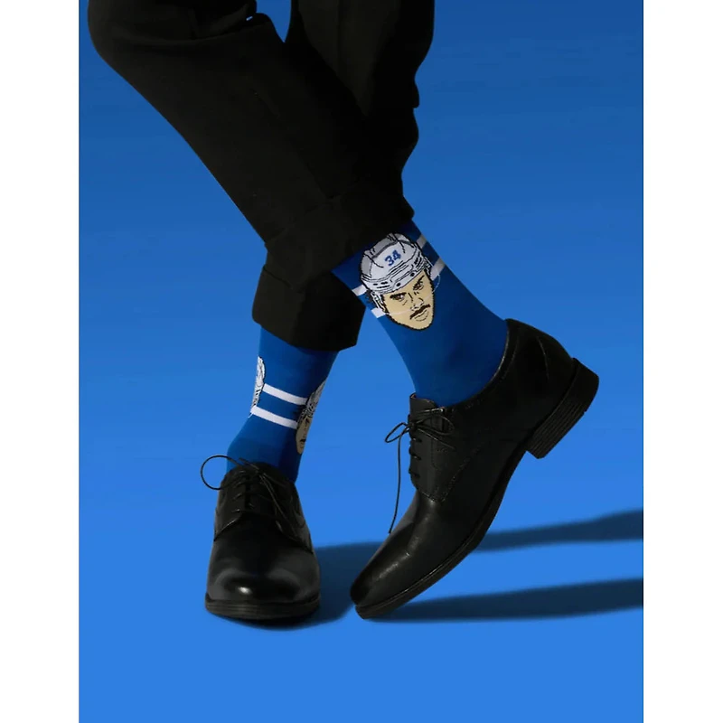 NHLPA Player Socks Auston Matthews Maple Leafs