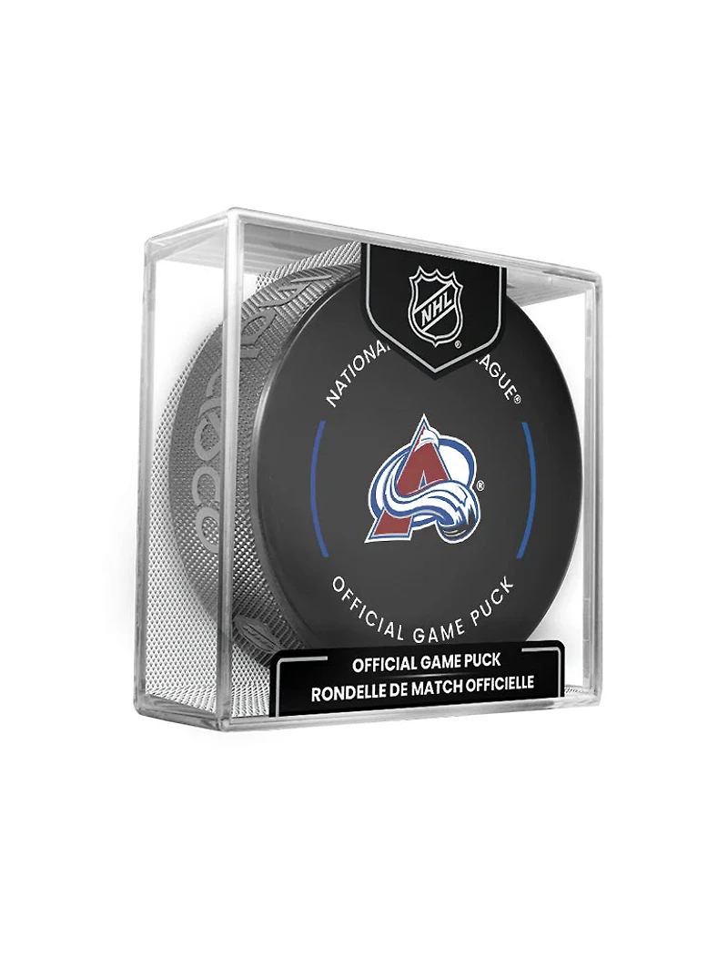 NHL Game Puck 2024-25 Avalanche
