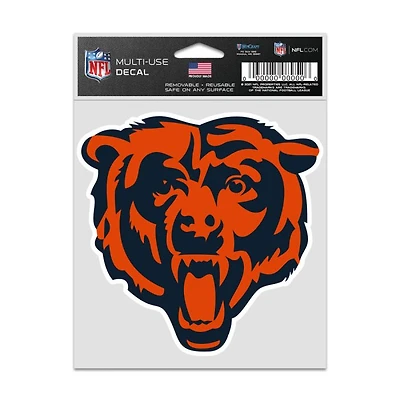 NFL Multi Use Decal 3.75x5 Logo Bears
