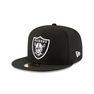 NFL Hat 5950 Basic Black Raiders