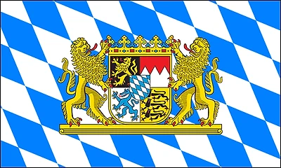 Country State Flag 3x5 Bavaria, Germany