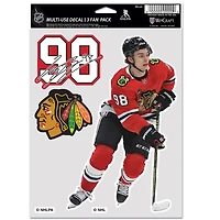 NHL Player Decal Multi Use 3 Pack Connor Bedard Blackhawks