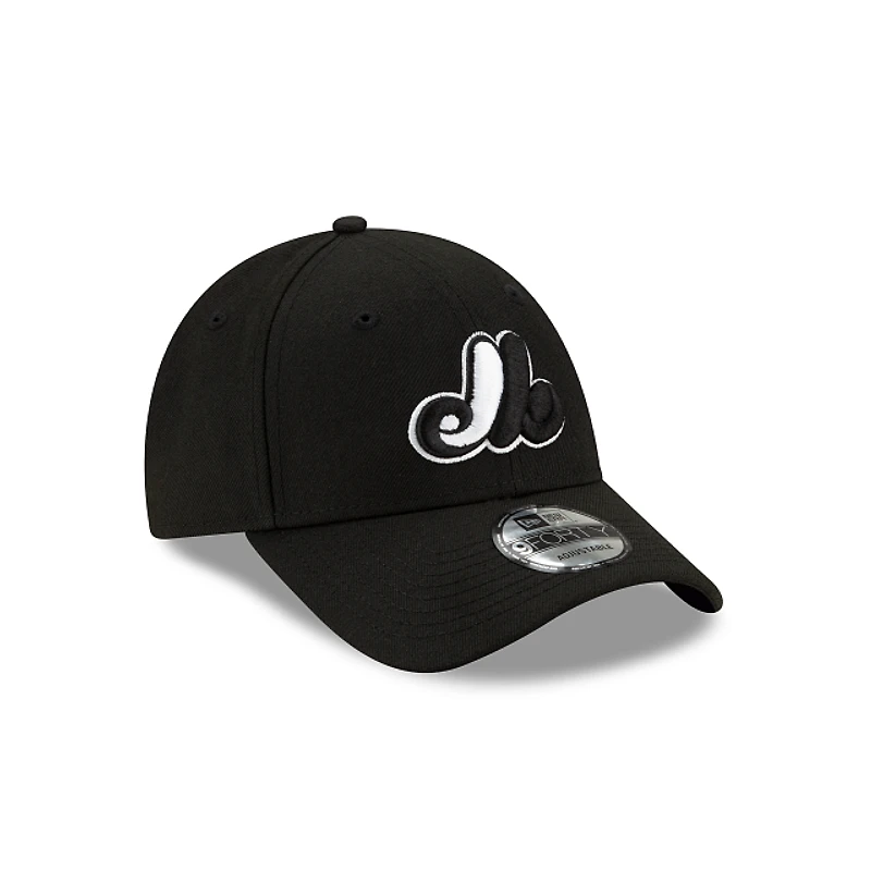 MLB Hat 940 The League Black and White Expos