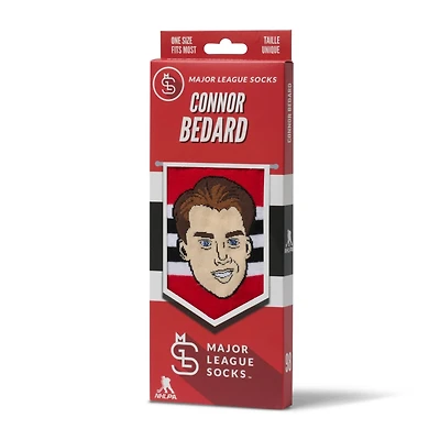 NHLPA Youth Player Socks Connor Bedard Blackhawks