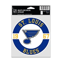 NHL Multi Use Decal 3.75x5 Est. Blues