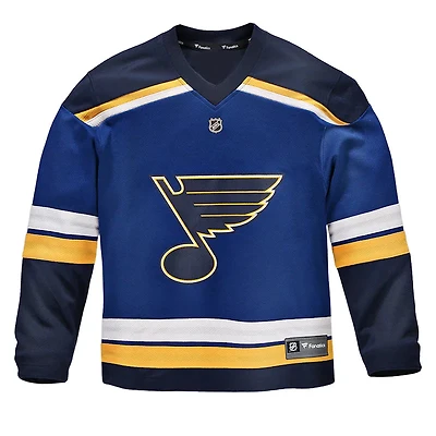 NHL Youth Blank Replica Jersey Breakaway Home Blues