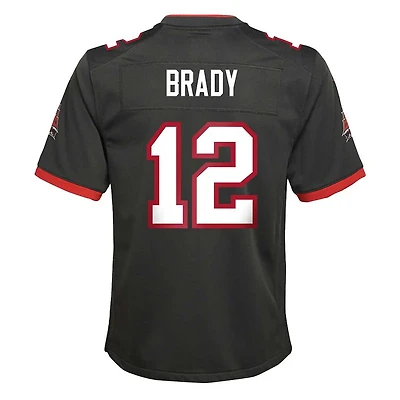 NFL Youth Player Game Jersey Alt Pewter Tom Brady Buccaneers