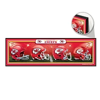 NFL Wood Sign 9"x 30" Chiefs