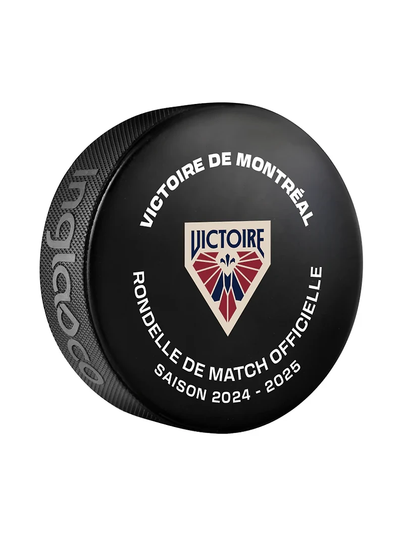 PWHL Game Puck 2025 Montreal Victoire