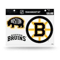 NHL Team Magnet Set Bruins (2025 Logo)