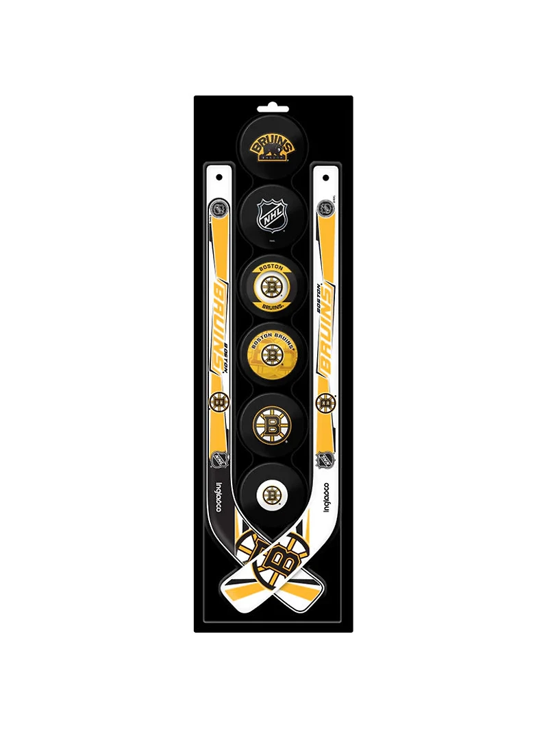 NHL Mini Stick 6Pack Set Mascot Bruins