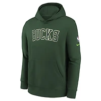 NBA Youth Hoodie 2021-22 75th Anniversary City Edition Essential Bucks