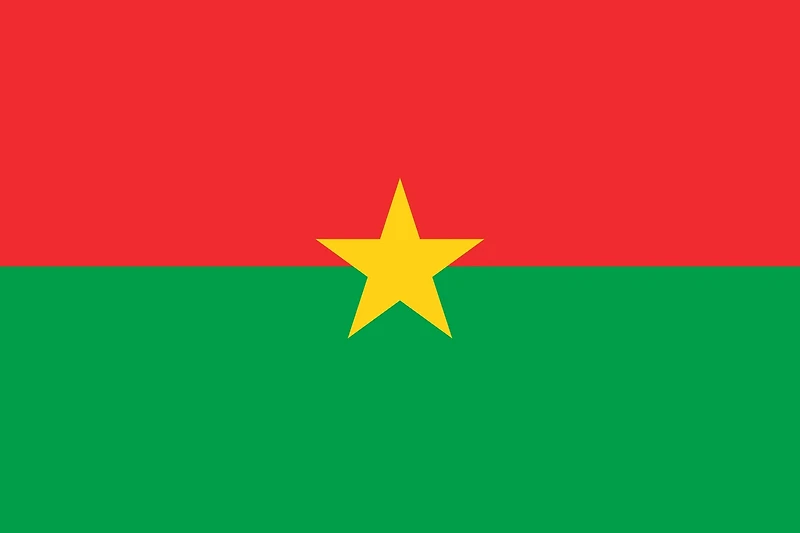 Country Flag 3x5 Burkina Faso