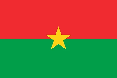 Country Flag 3x5 Burkina Faso