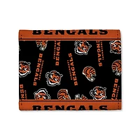 NFL Canvas Trifold Wallet Bengals