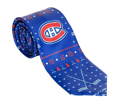 NHL Neck Tie "Ugly Sweater" Canadiens