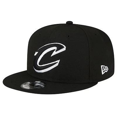 NBA Hat 950 Basic Snapback Black and White Cavaliers