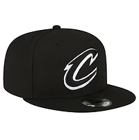 NBA Hat 950 Basic Snapback Black and White Cavaliers