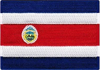 Country Patch Flag Costa Rica