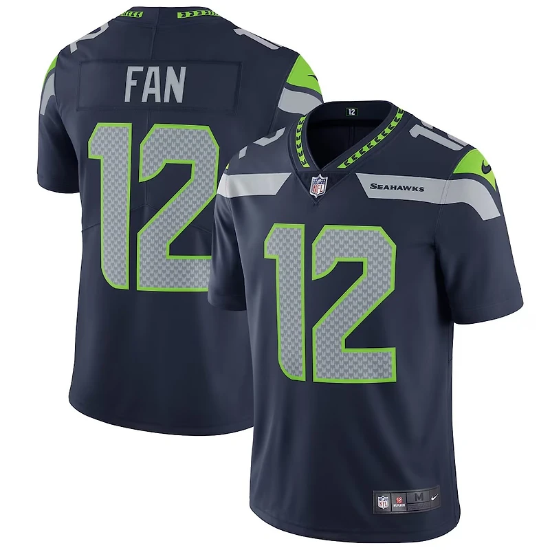 NFL Player Vapor Untouchable Limited Jersey Home 12s Fan Seahawks