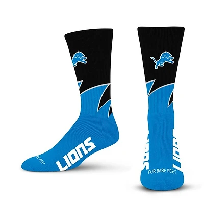 NFL Socks Black Wave Large Lions