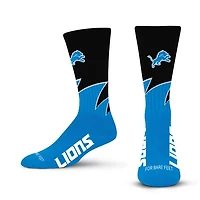 NFL Socks Black Wave Large Lions