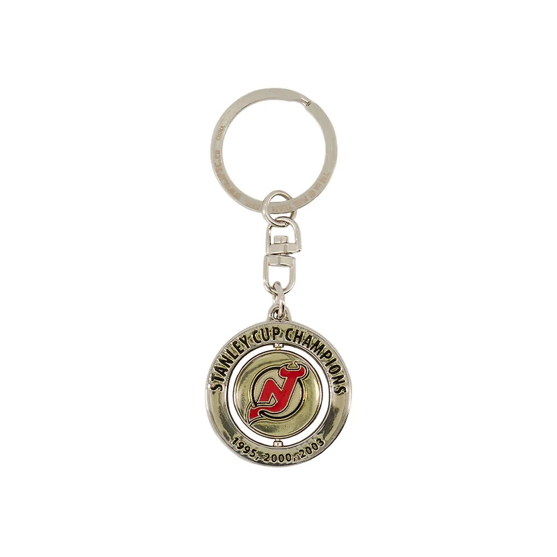 NHL Keychain Spinner Stanley Cup Champs Devils
