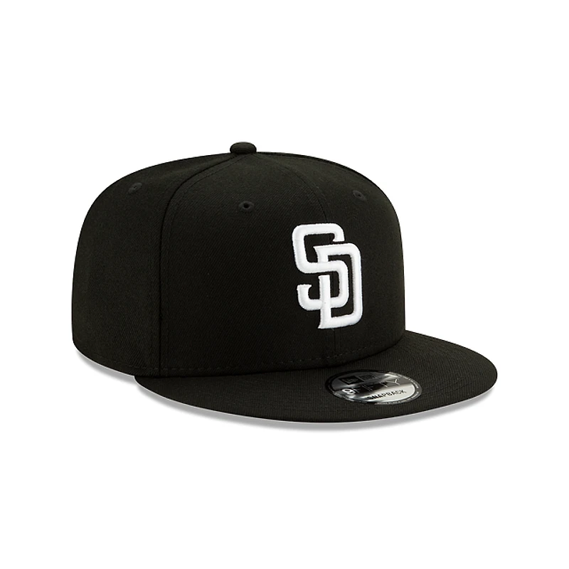 MLB Hat 950 Basic Snapback Black and White Padres
