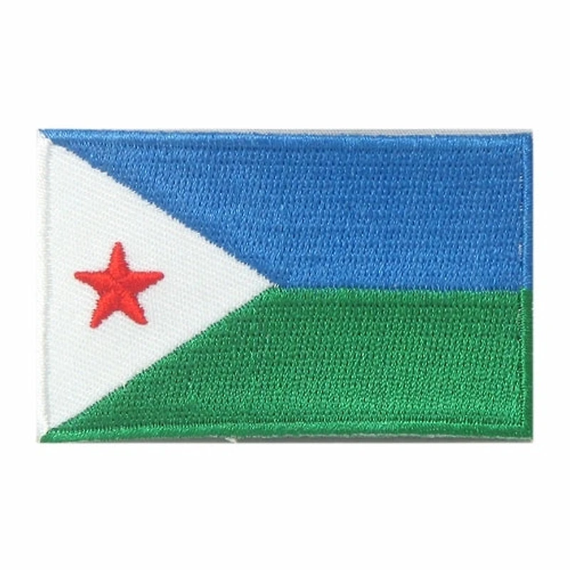 Country Patch Flag Djibouti