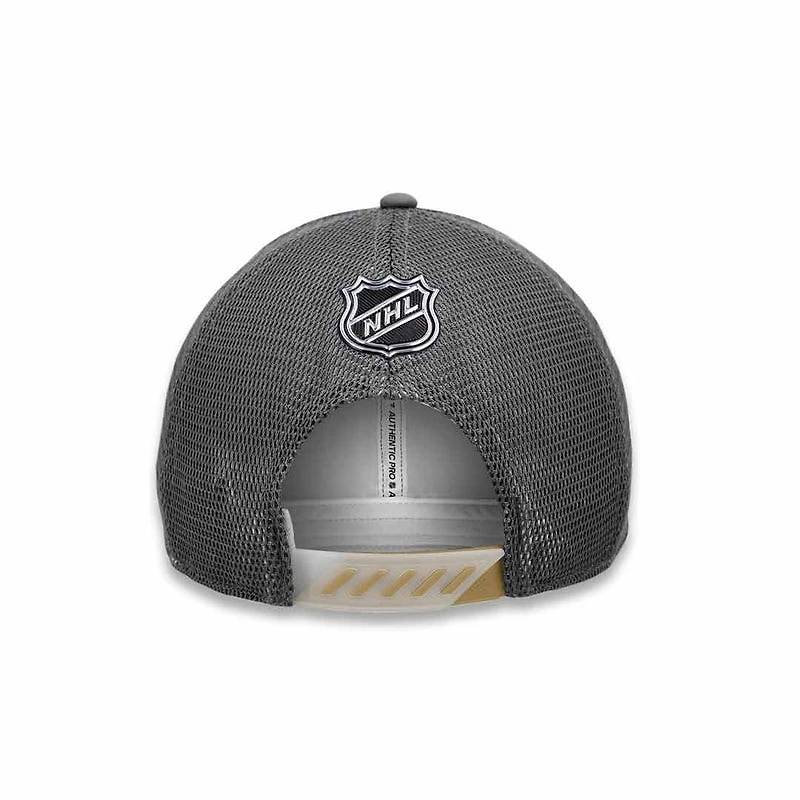 NHL Hat Structured Adjustable Trucker Authentic Pro Home Ice 2022 Golden Knights