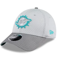 NFL Hat 940 Stretch Snap Training Camp Grey 2024 Dolphins