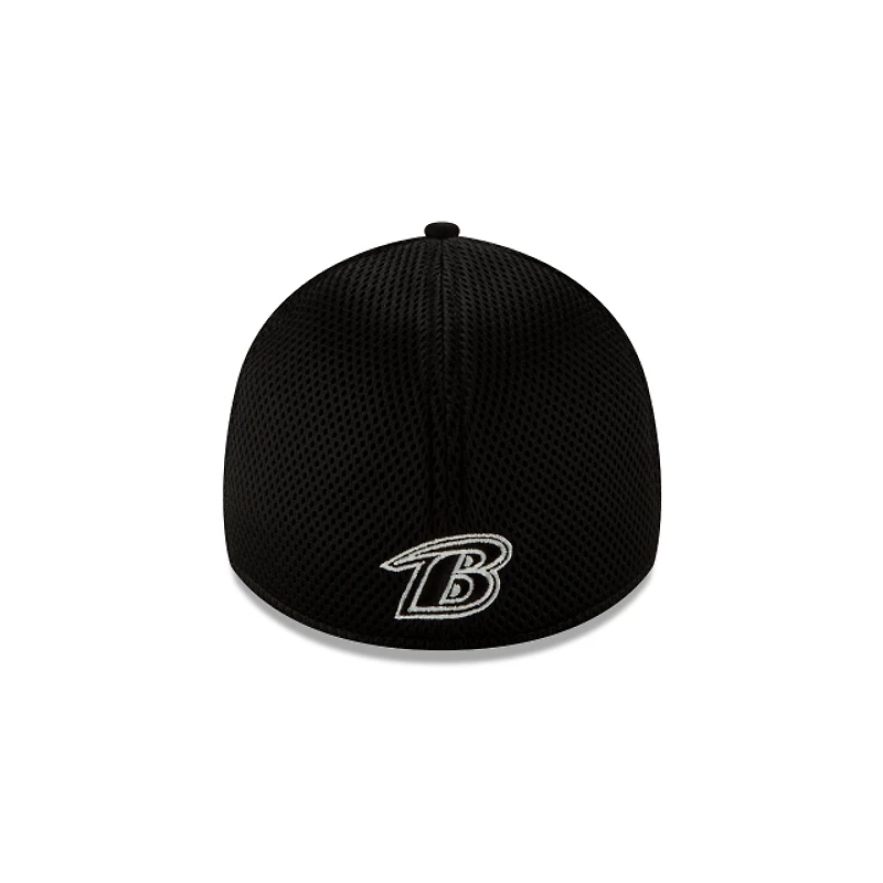 NFL Hat 3930 Neo Black & White Ravens