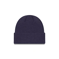 NHL Knit Hat Waffle Cuffed Knit Maple Leafs