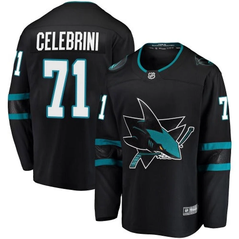 NHL Player Replica Breakaway Jersey ALT Macklin Celebrini Sharks